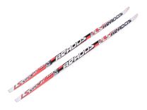 Brados LS Sport 3D skis with fish pattern, black/red (140-170cm)