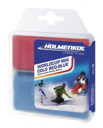 Holmenkol Glider World Cup Mix Cold Red-Blue, 2x35g