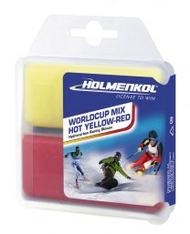 Holmenkol Glider World Cup Mix Hot Yellow-Red, 2x35g