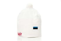 SWIX Traditional Hat (White) with Eesti flag