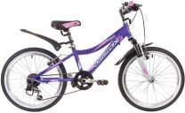 Novatrack Детский скоростной велосипед 20" NOVARA фиолетовый
