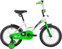 Novatrack детский велосипед 16" STRIKE белый-зелёный