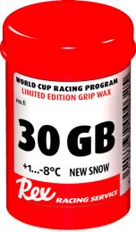 Rex 30GB Racing Service "new snow" Grip wax +1...-8°C, 45g