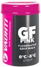 Vauhti GF Pink (new snow) Fluoro Grip wax 0°...-5°C, 45g
