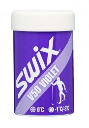 SWIX V50 Violet Grip Wax 0°C/-1°...-3°C, 45g