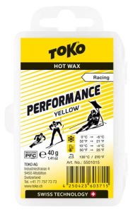 TOKO Performance Hot Wax yellow +10°...-4°C, 40g